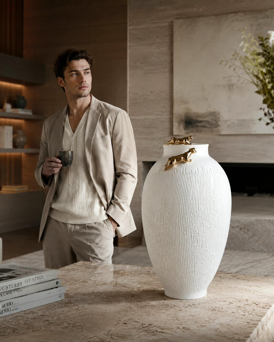 ZSOLNAY – Artemis Double Golden Panther